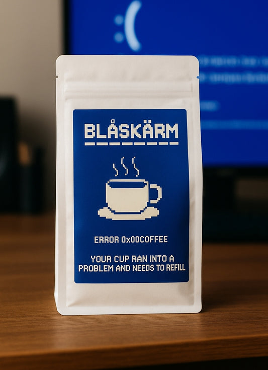 Blåskärm Kaffe